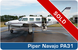Piper Navajo PA31 - SE-GIN