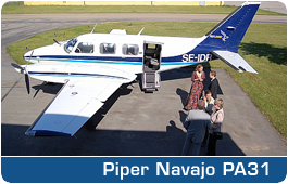 Piper Navajo PA31 - SE-IDR